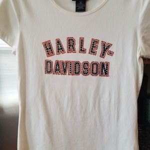Harley-Davidson cotton tshirt with bling